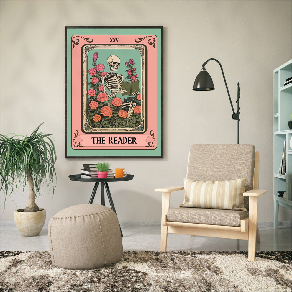 The Reader Tarot Print - Reading Wall Art
