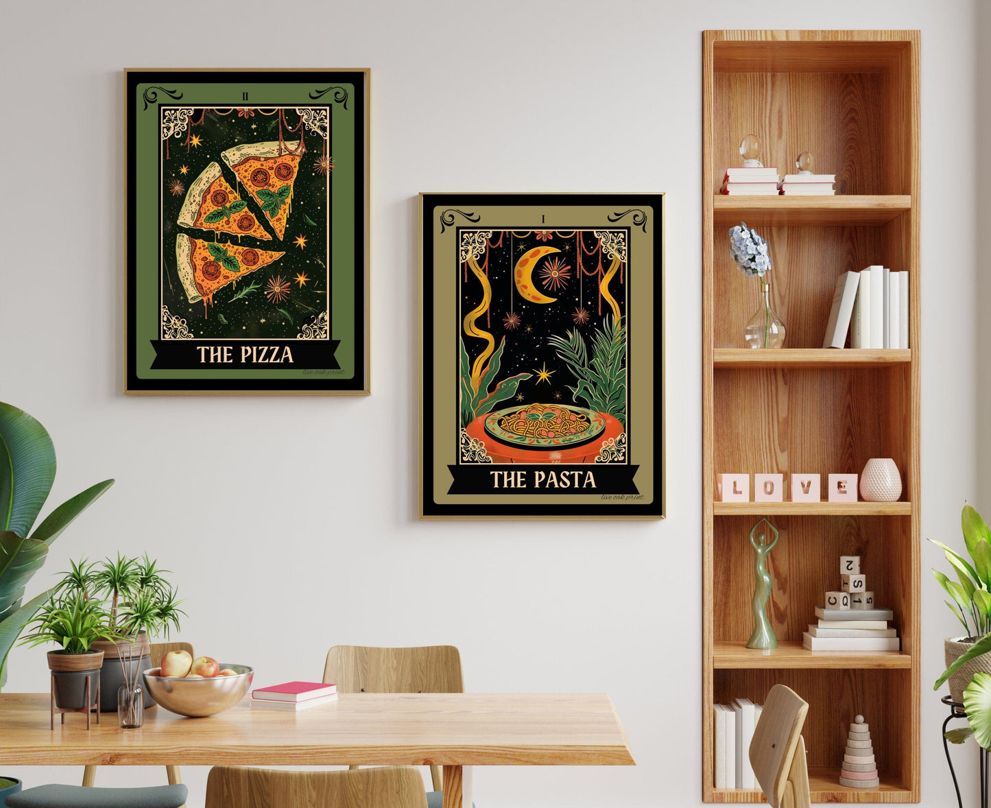 The Pizza Tarot Card