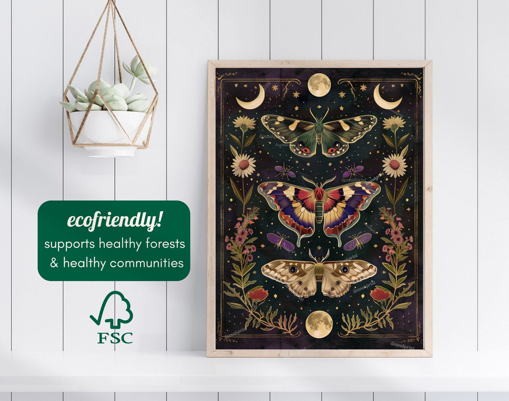 Vintage Scientific Butterfly Print