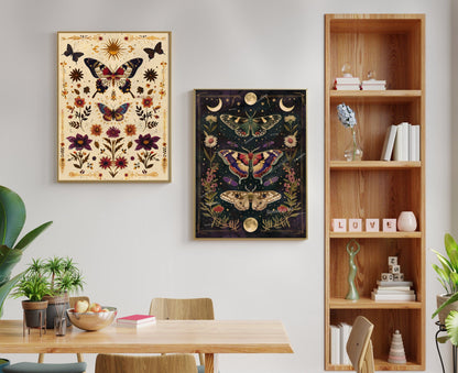 Vintage Scientific Butterfly Print