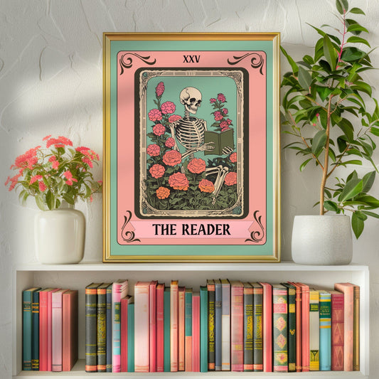 The Reader Tarot Print - Reading Wall Art