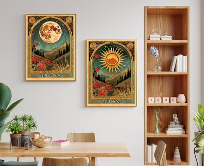The Moon Tarot Card