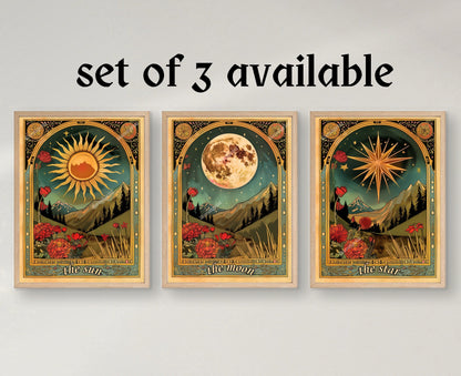 The Moon Tarot Card