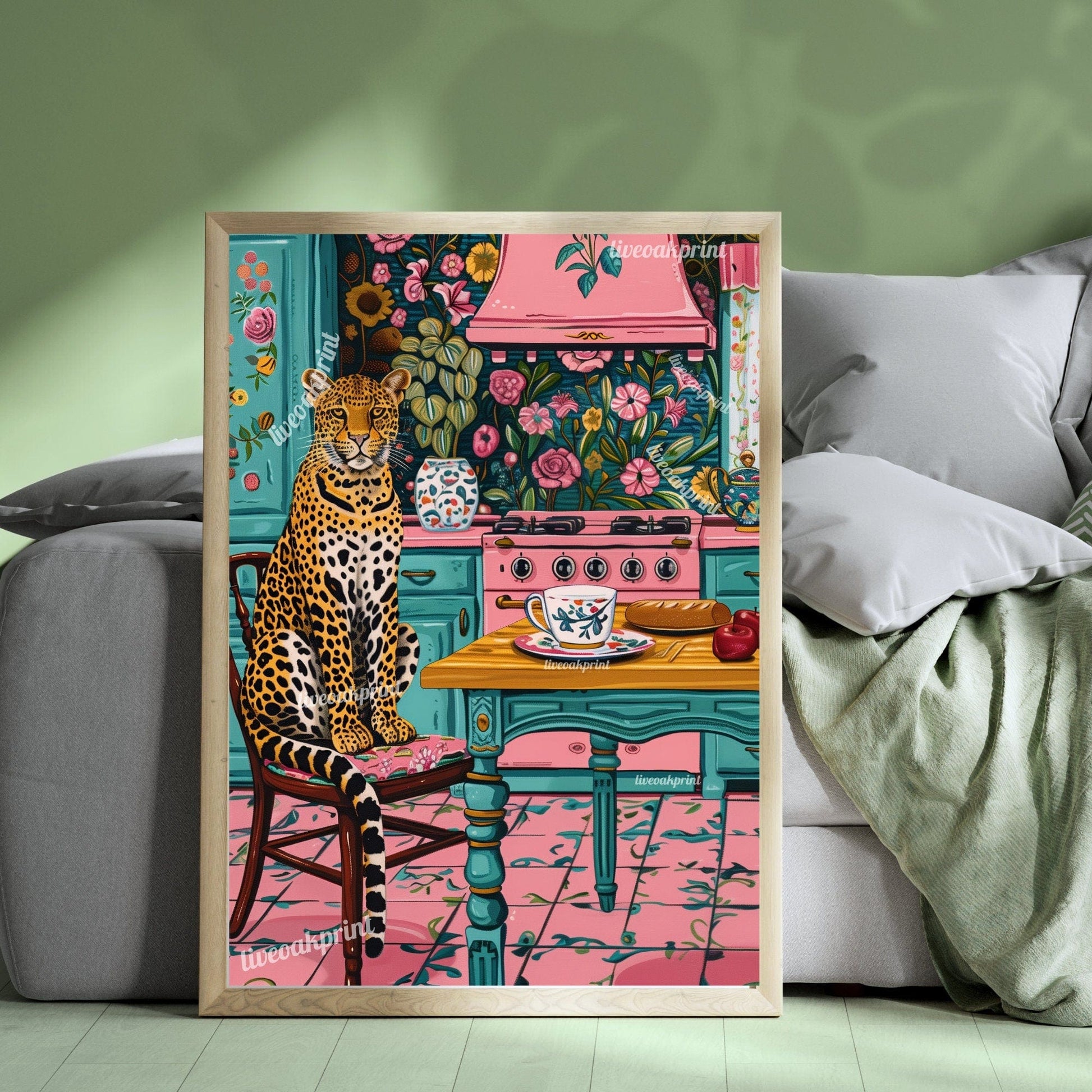 Kitchen Leopard Print