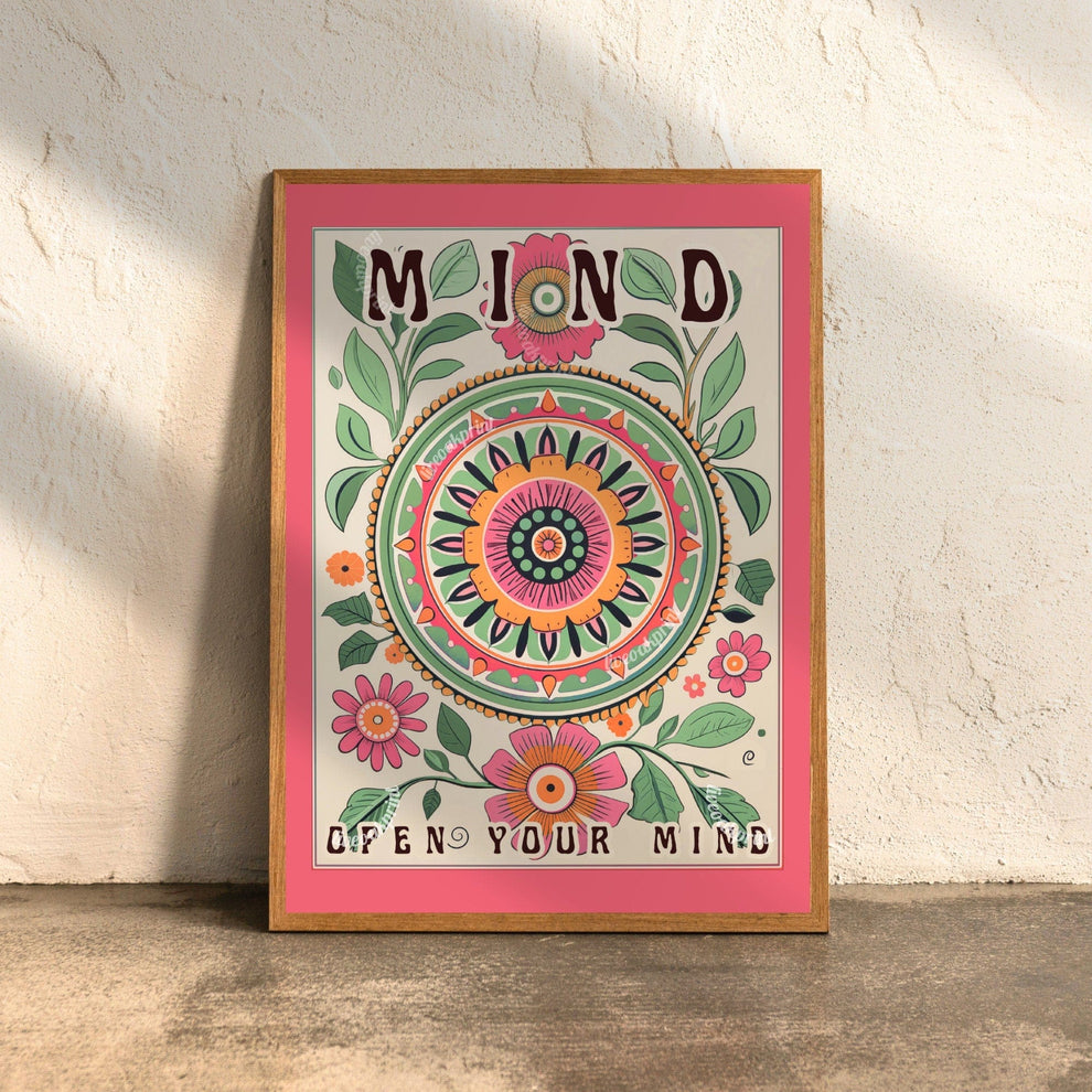 Mind Body Soul Poster Set of Three