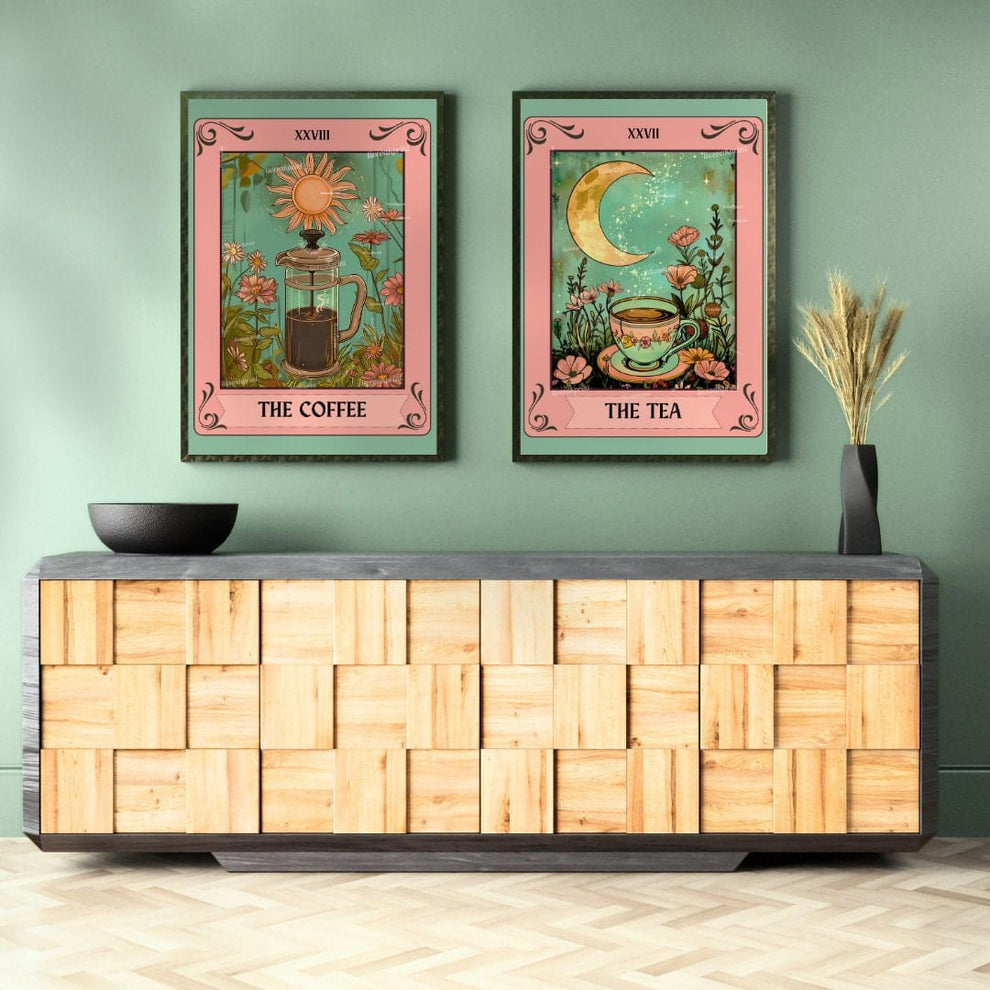 The Coffee and The Tea Tarot Print