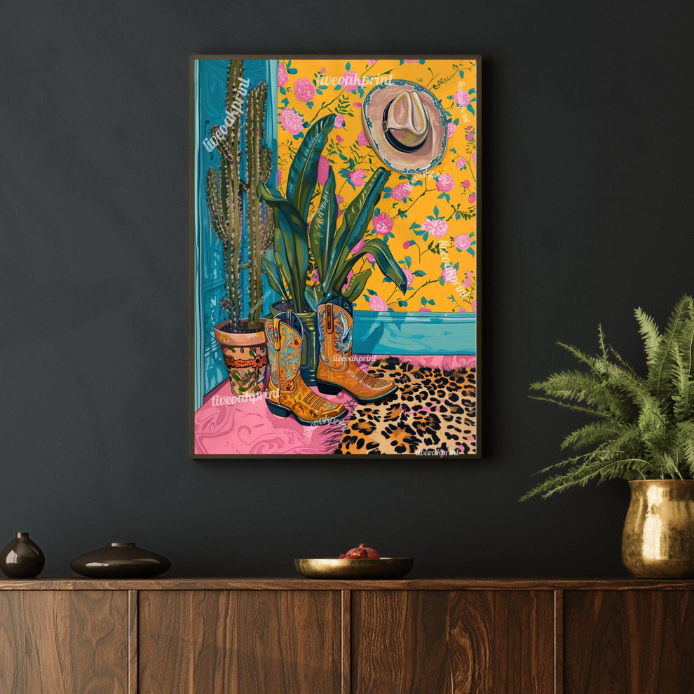 Chic Cowgirl Maximalist Leopard Print