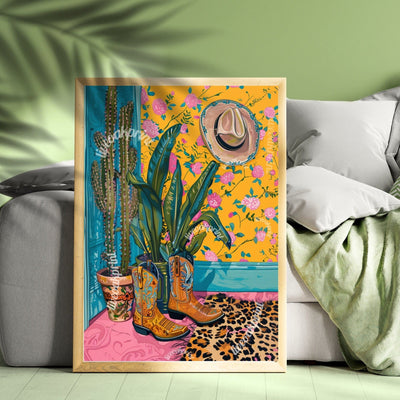 Chic Cowgirl Maximalist Leopard Print