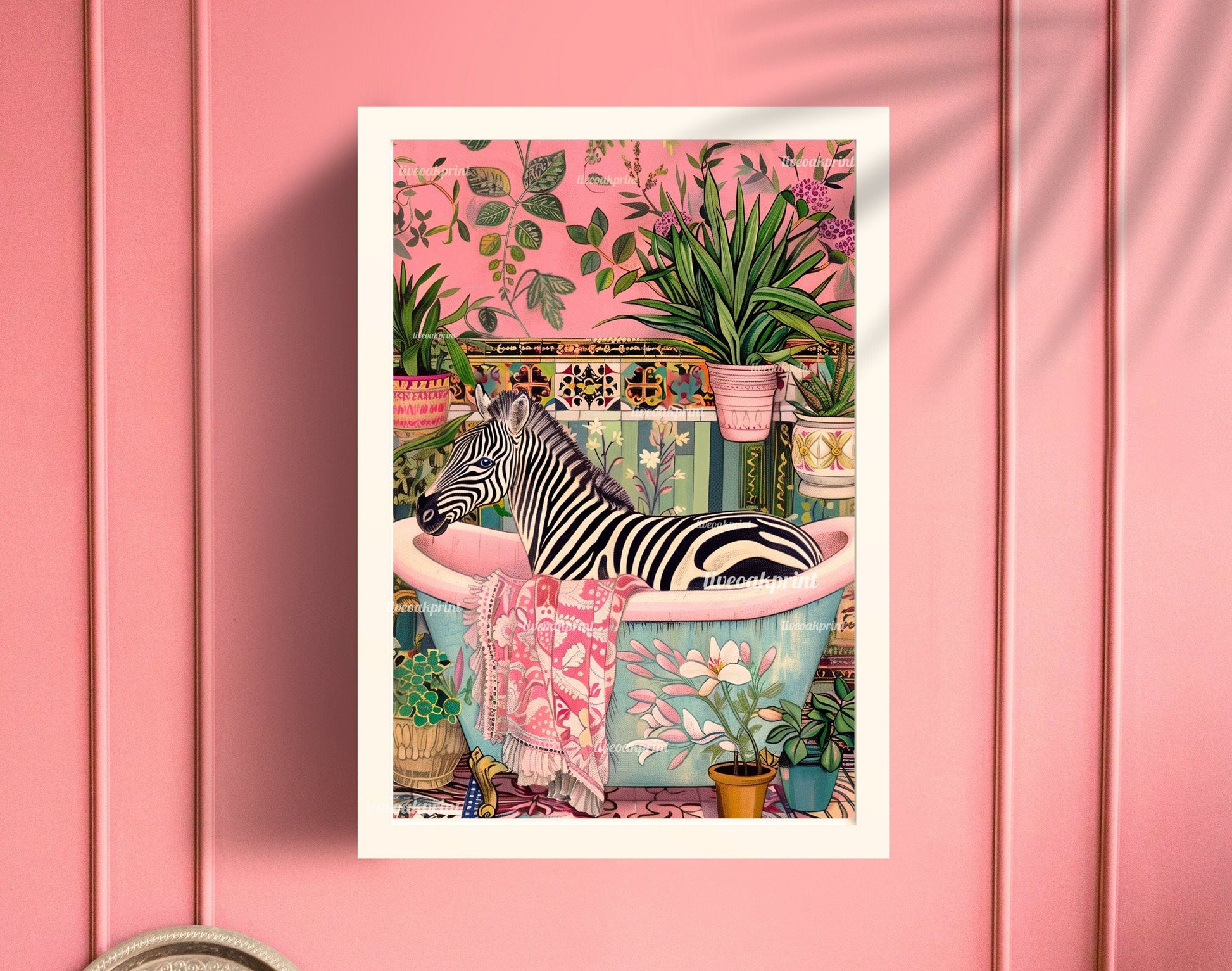Zebra in a Bathtub