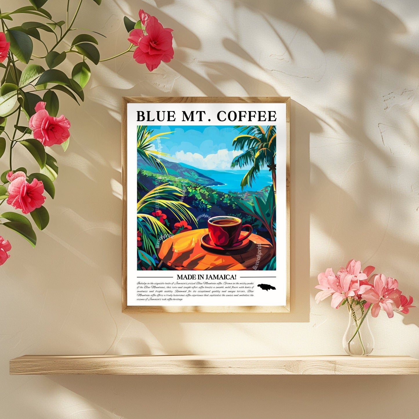 Blue Mountain Coffee Wall Art