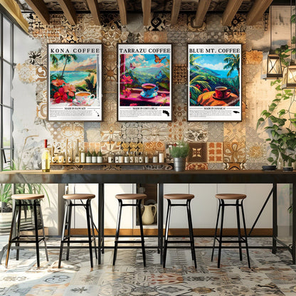 Blue Mountain Coffee Wall Art