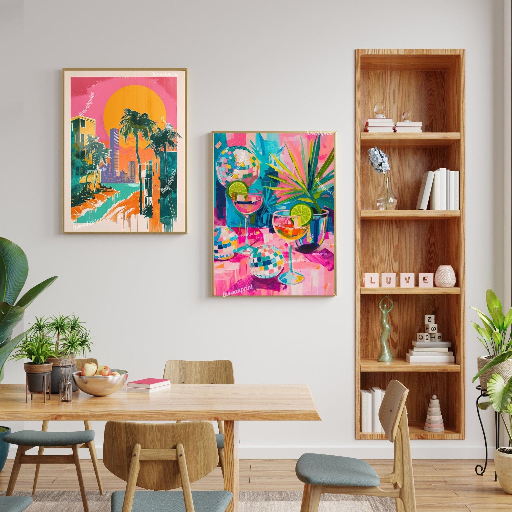 Disco Cocktail Print