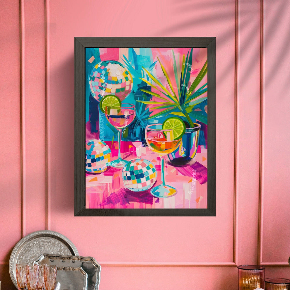 Disco Cocktail Print