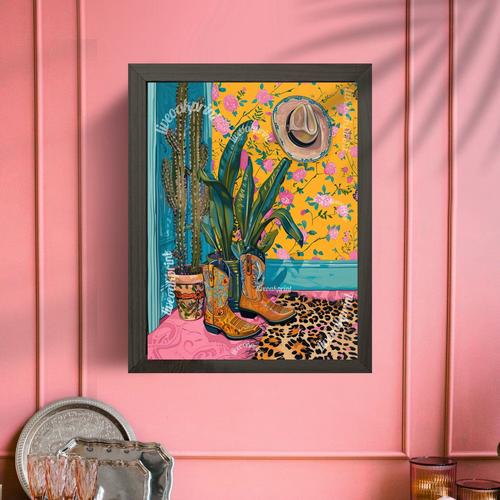 Chic Cowgirl Maximalist Leopard Print