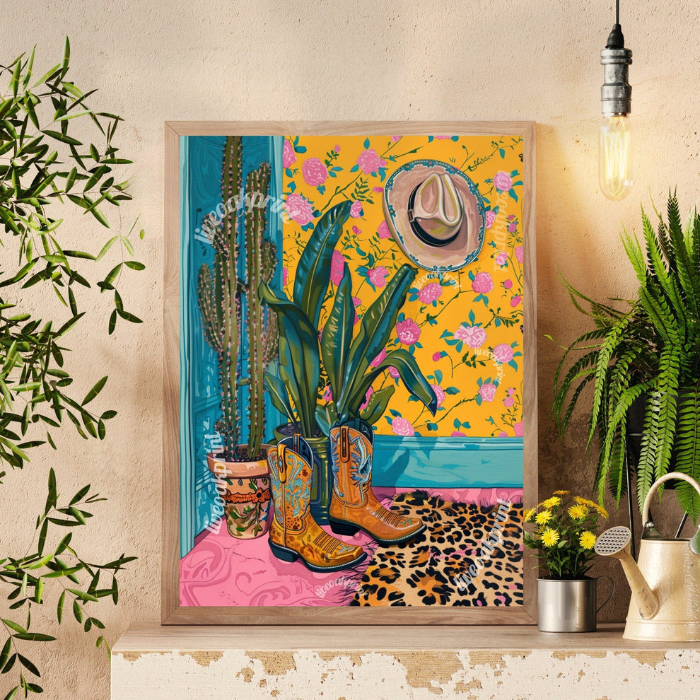 Chic Cowgirl Maximalist Leopard Print