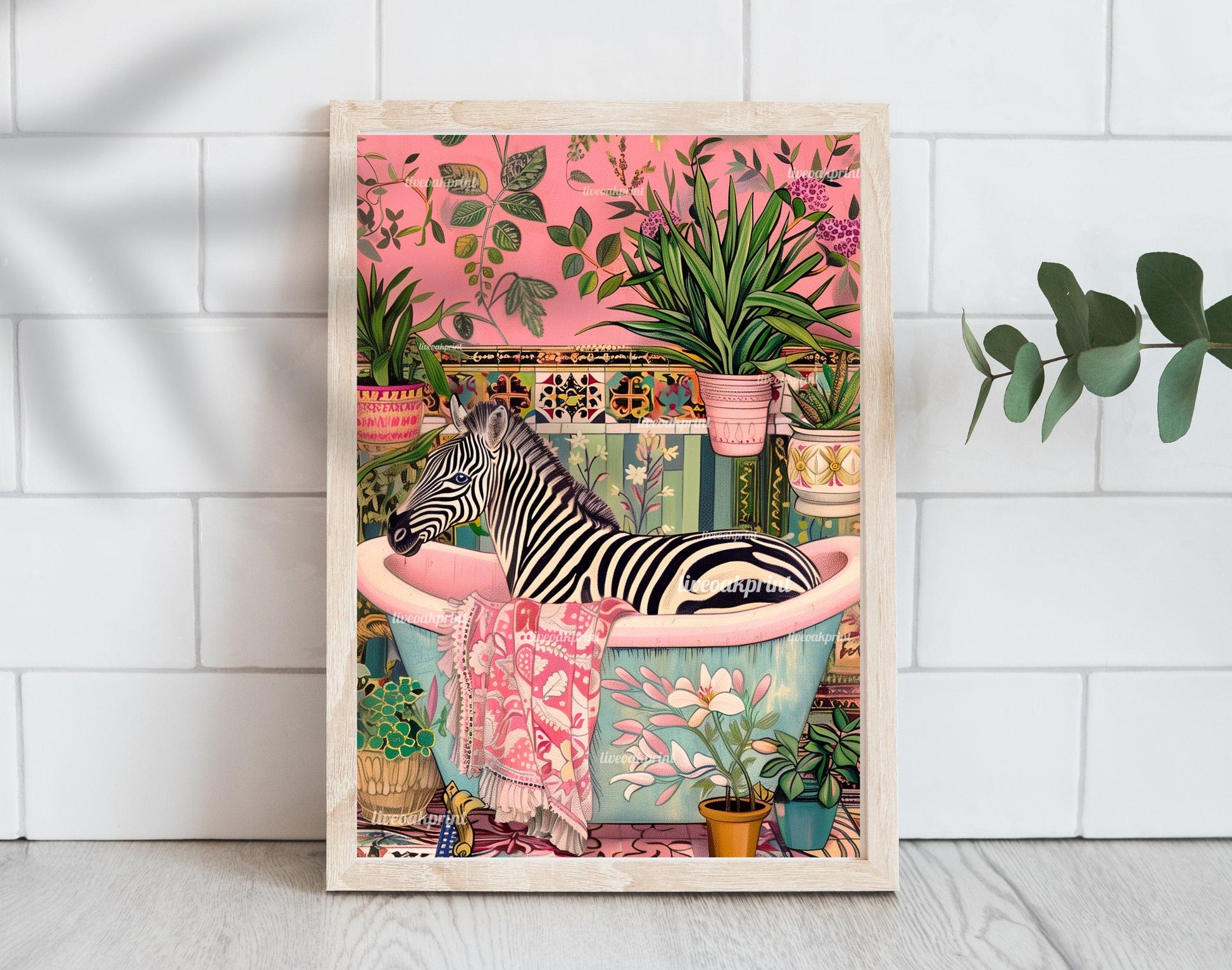 Zebra in a Bathtub