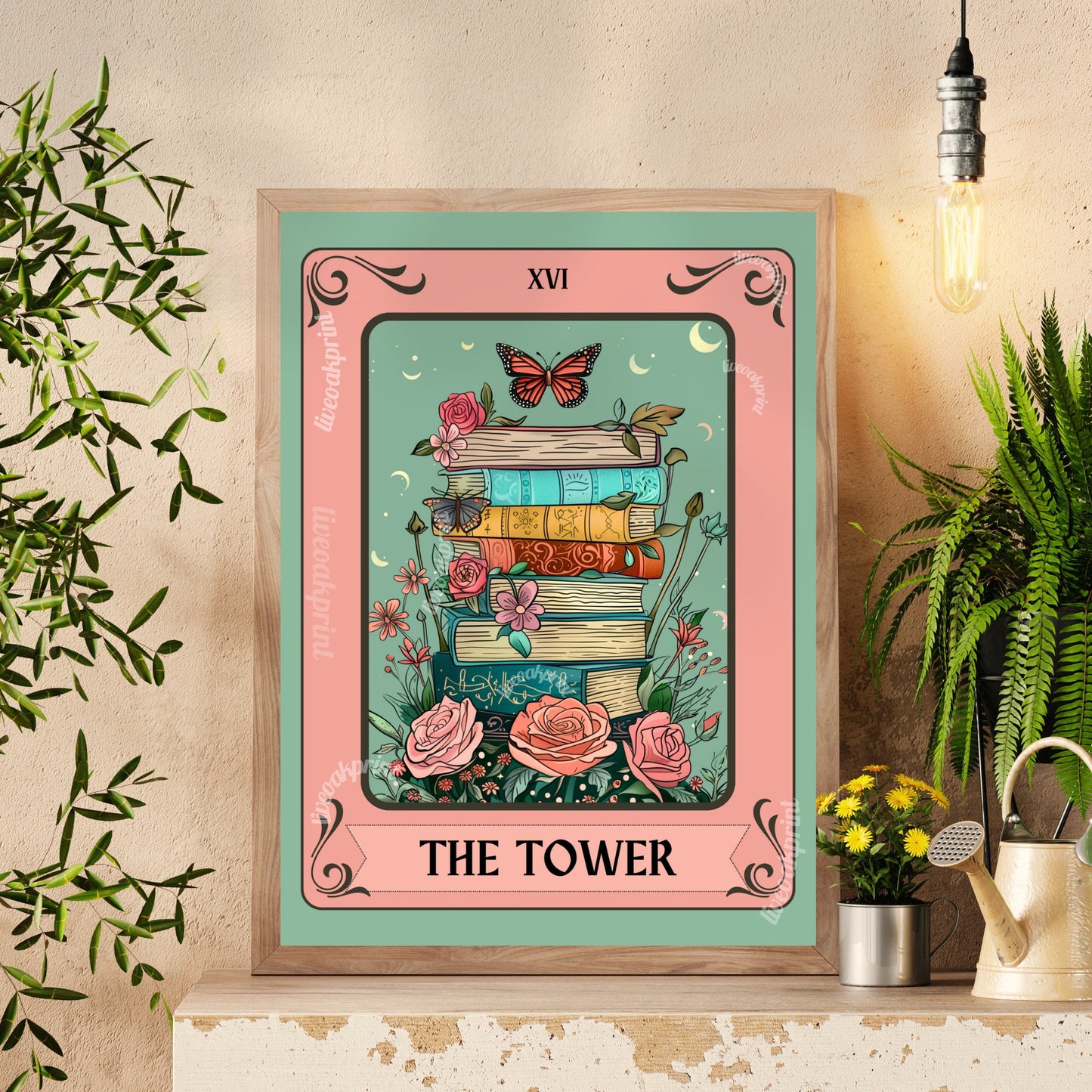 The Tower Tarot Print