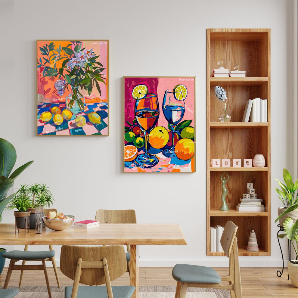 Maximalist Lemons Print