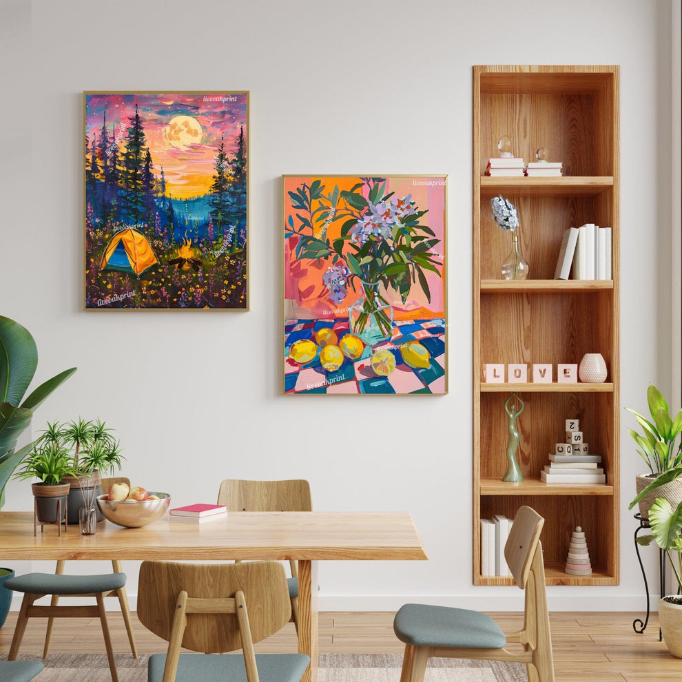 Camping Under The Full Moon