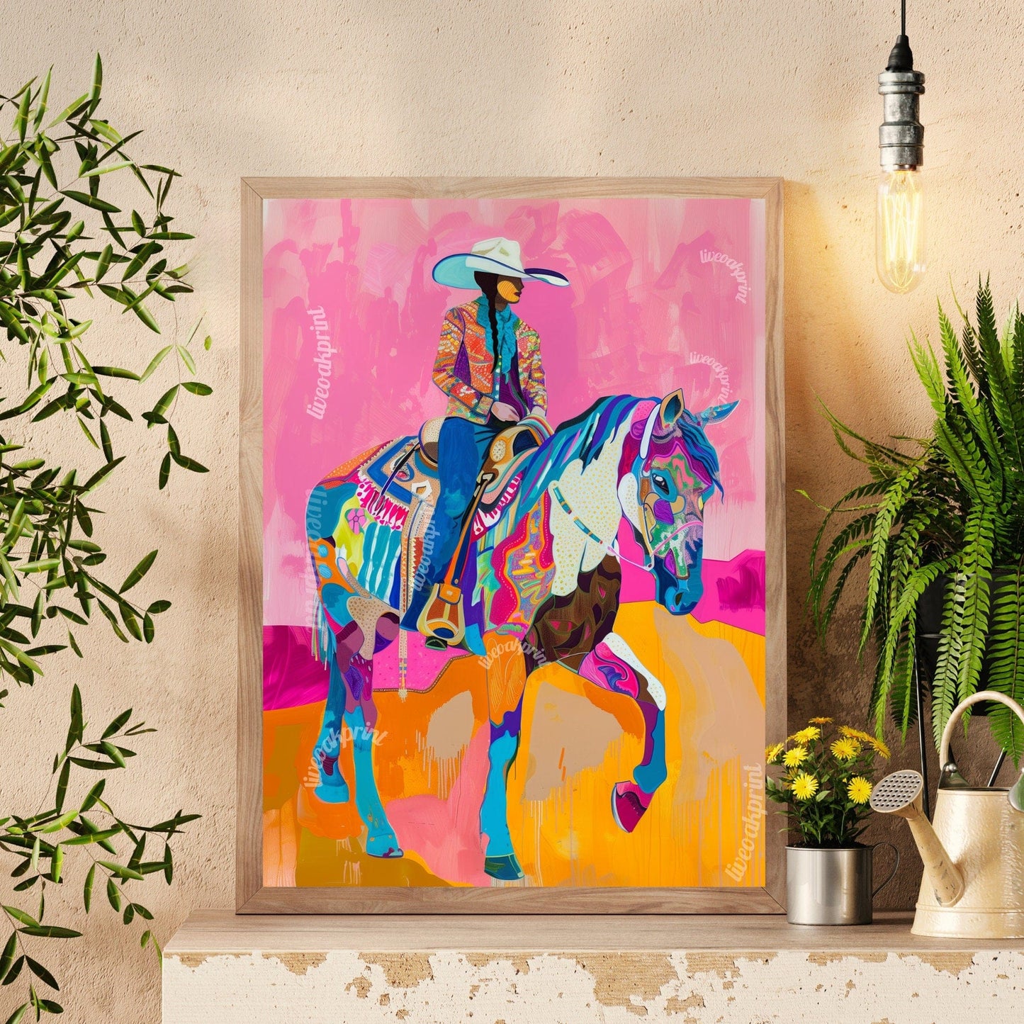 Maximalist Cowgirl Print