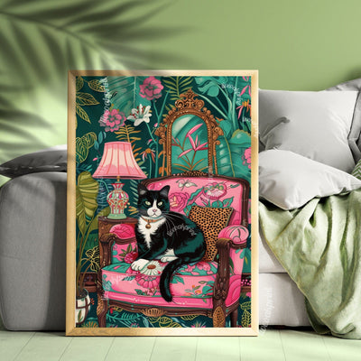 Tuxedo Cat Print