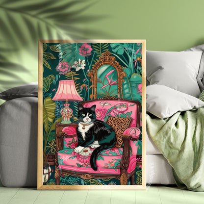 Tuxedo Cat Print