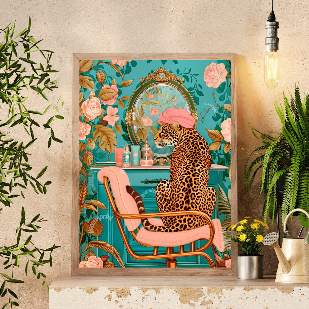 Coquette Leopard Wall Art