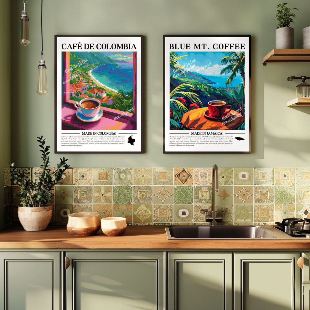 Blue Mountain Coffee Wall Art