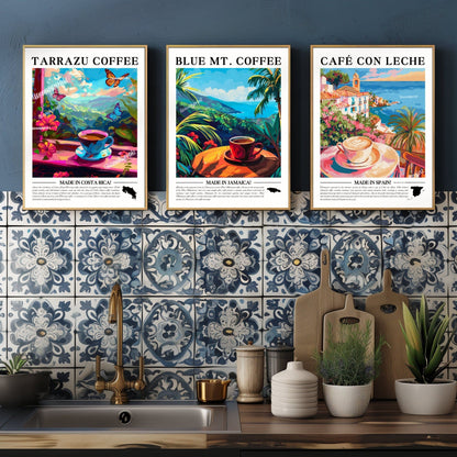 Blue Mountain Coffee Wall Art