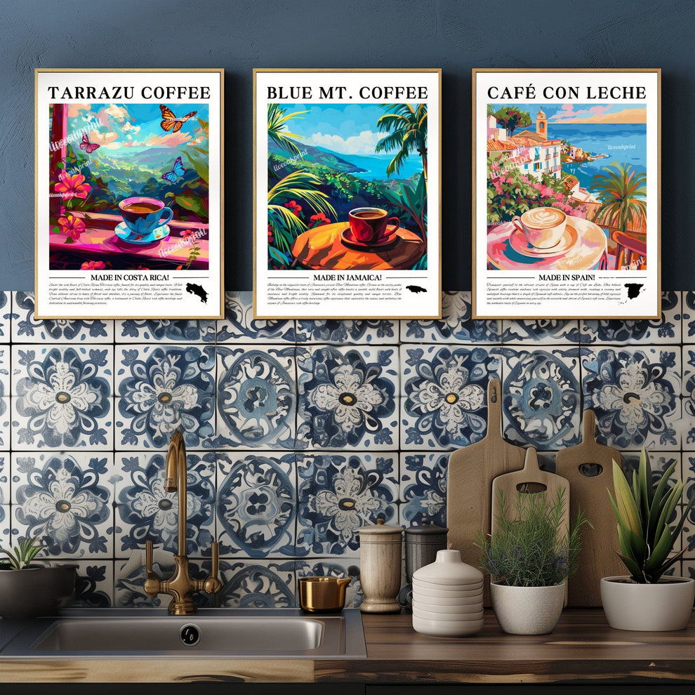 Blue Mountain Coffee Wall Art
