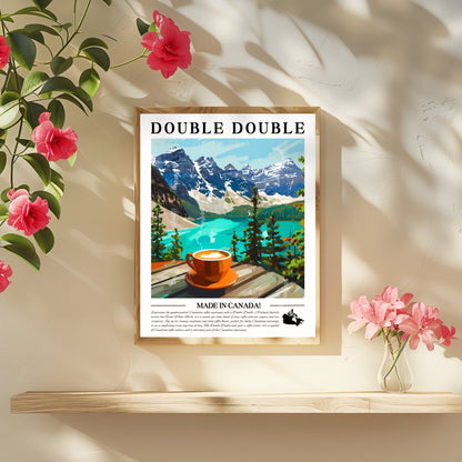 Double Double Coffee Wall Art