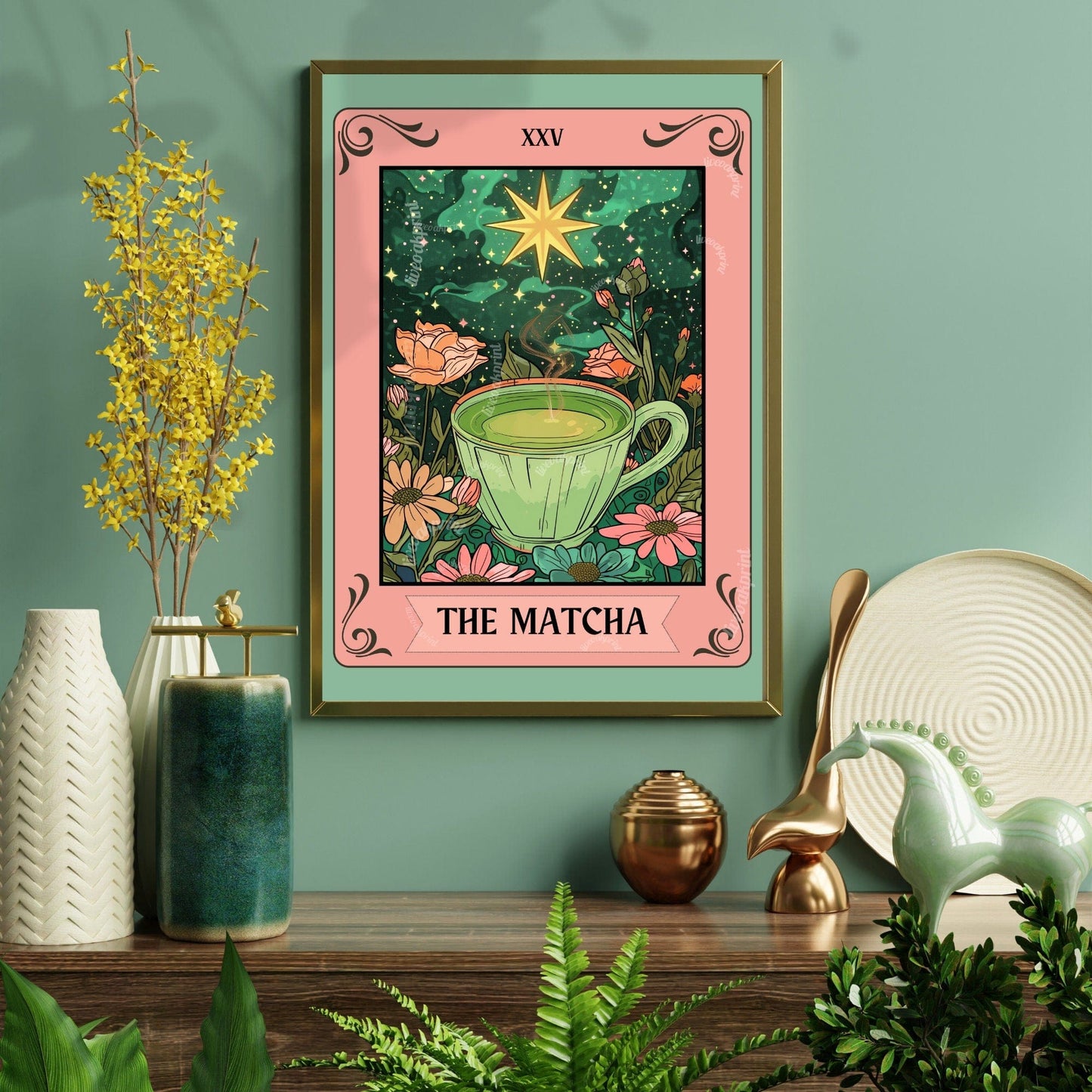 The Matcha Tarot Print