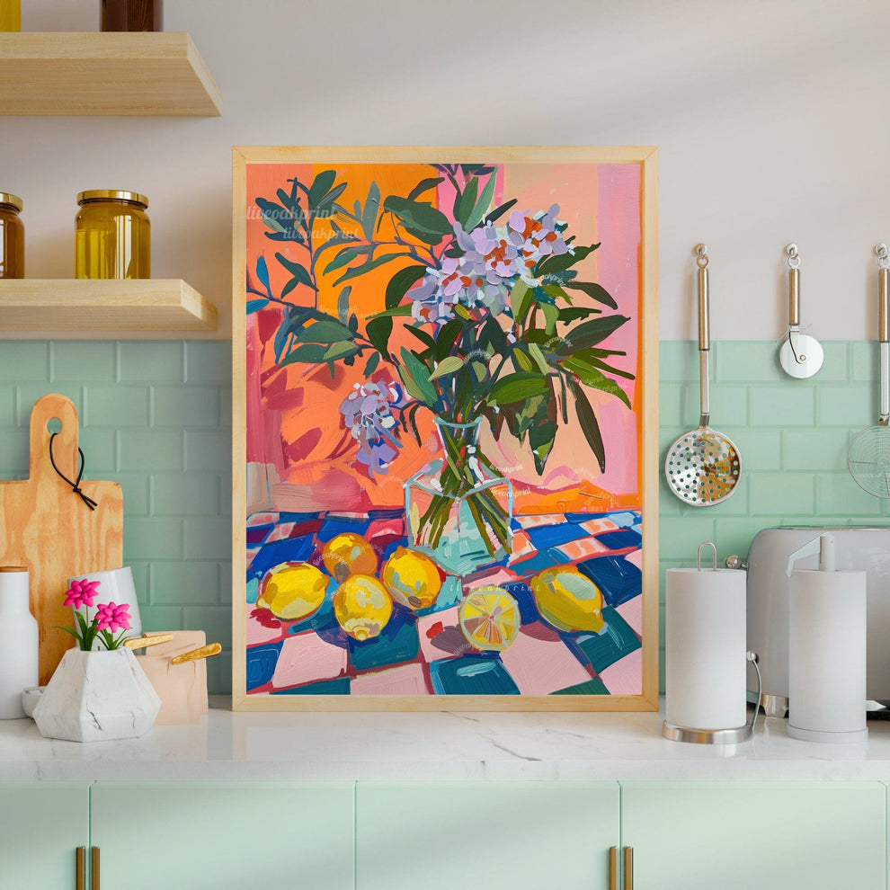 Maximalist Lemons Print