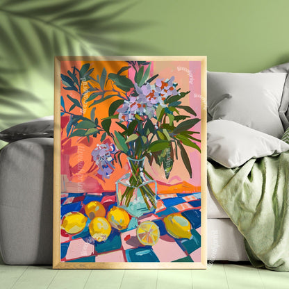 Maximalist Lemons Print