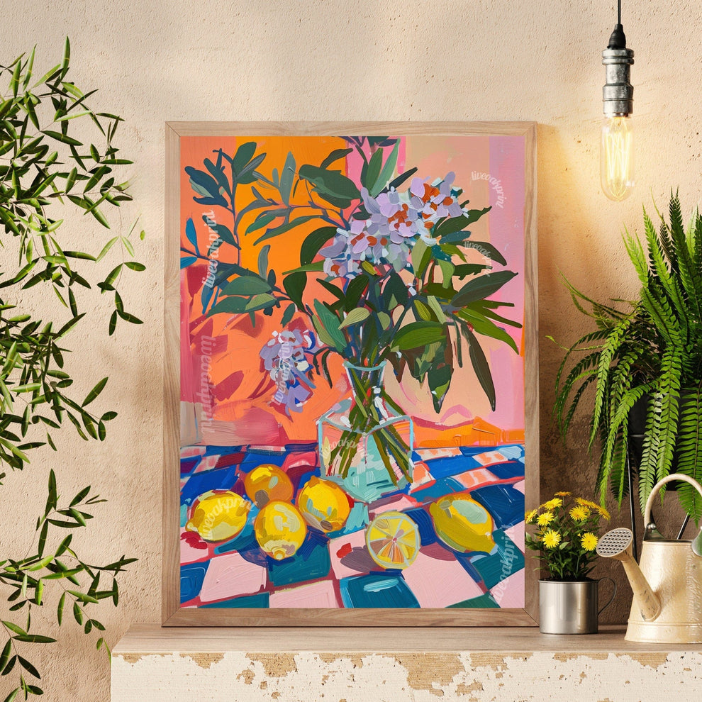 Maximalist Lemons Print