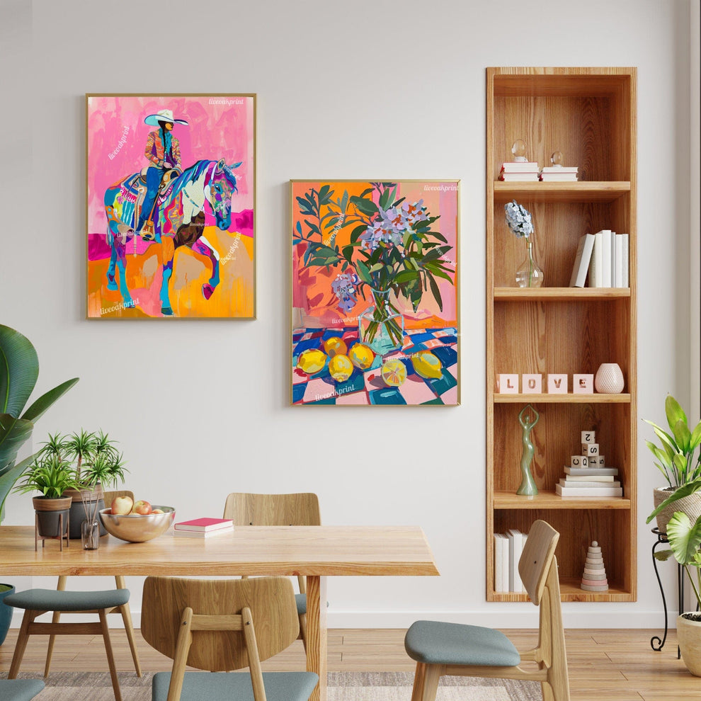 Maximalist Cowgirl Print