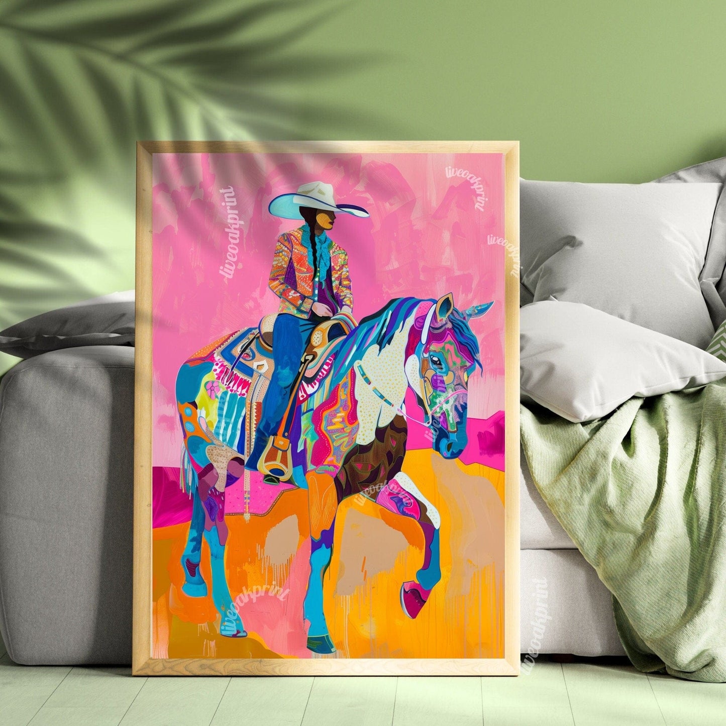 Maximalist Cowgirl Print
