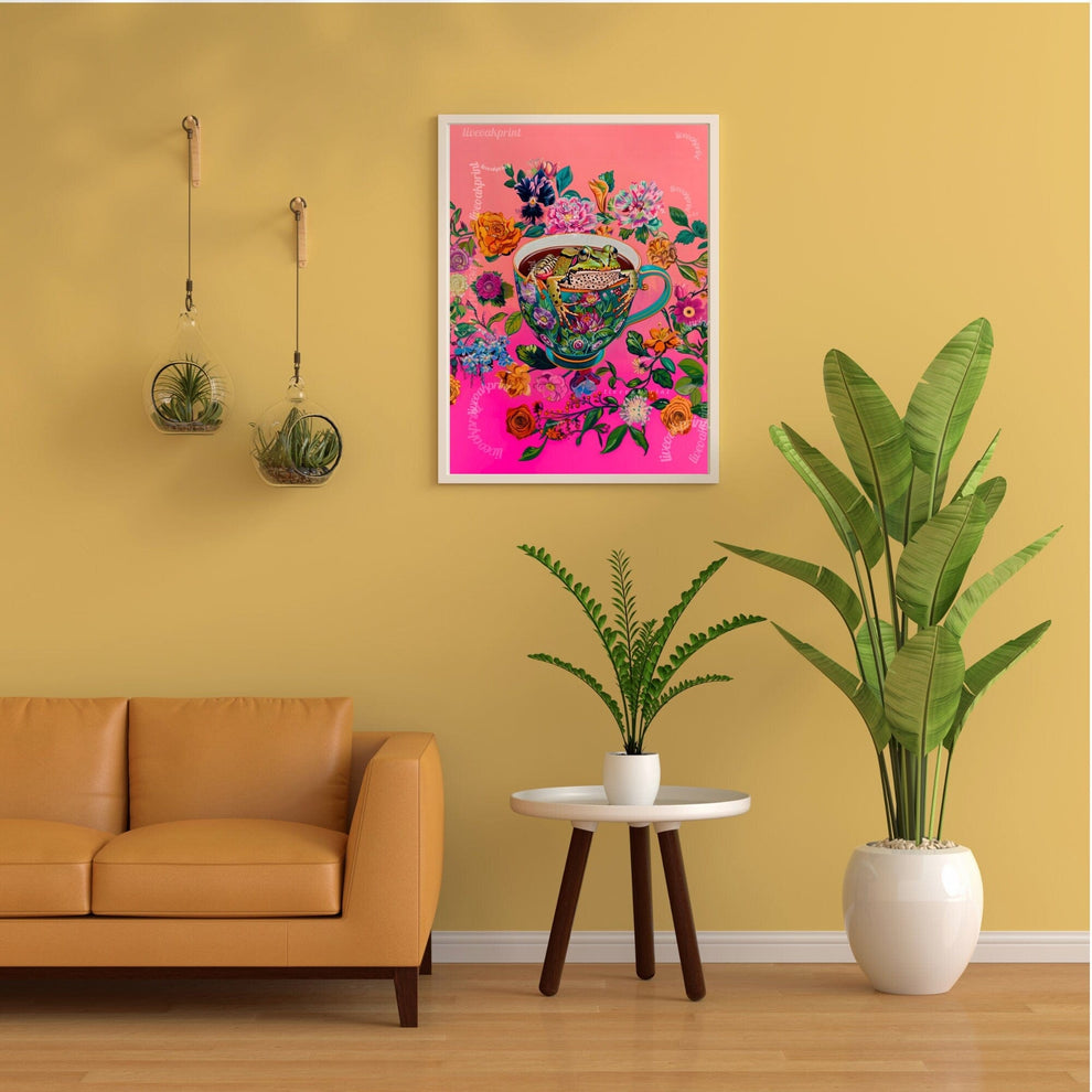 Frog In A Coffee Cup