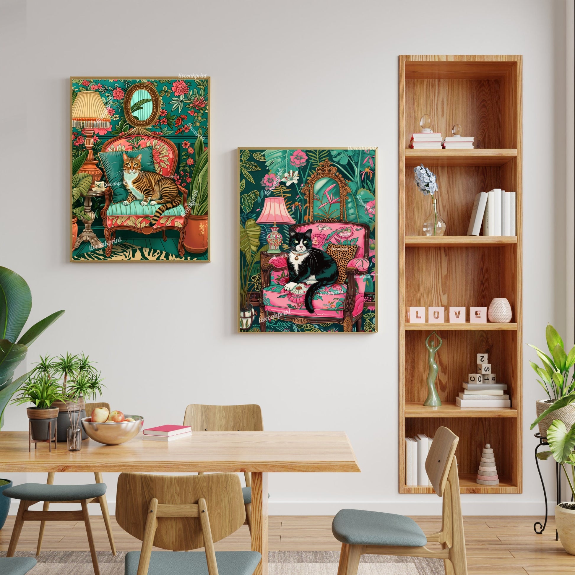 Tabby Cat Print