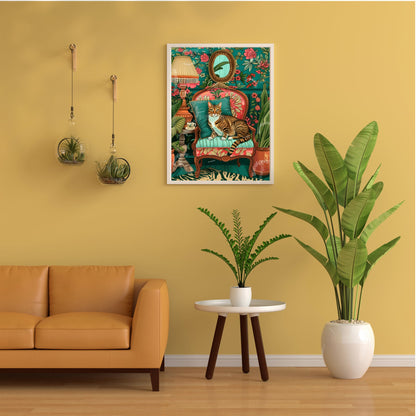 Tabby Cat Print