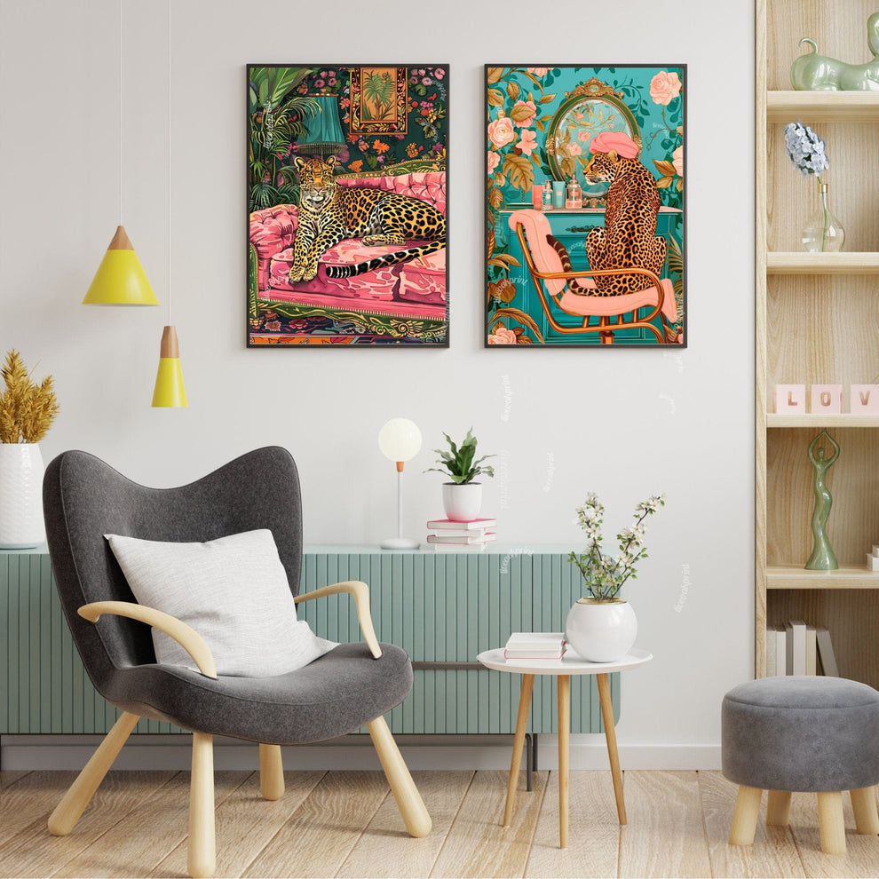 Coquette Leopard Wall Art