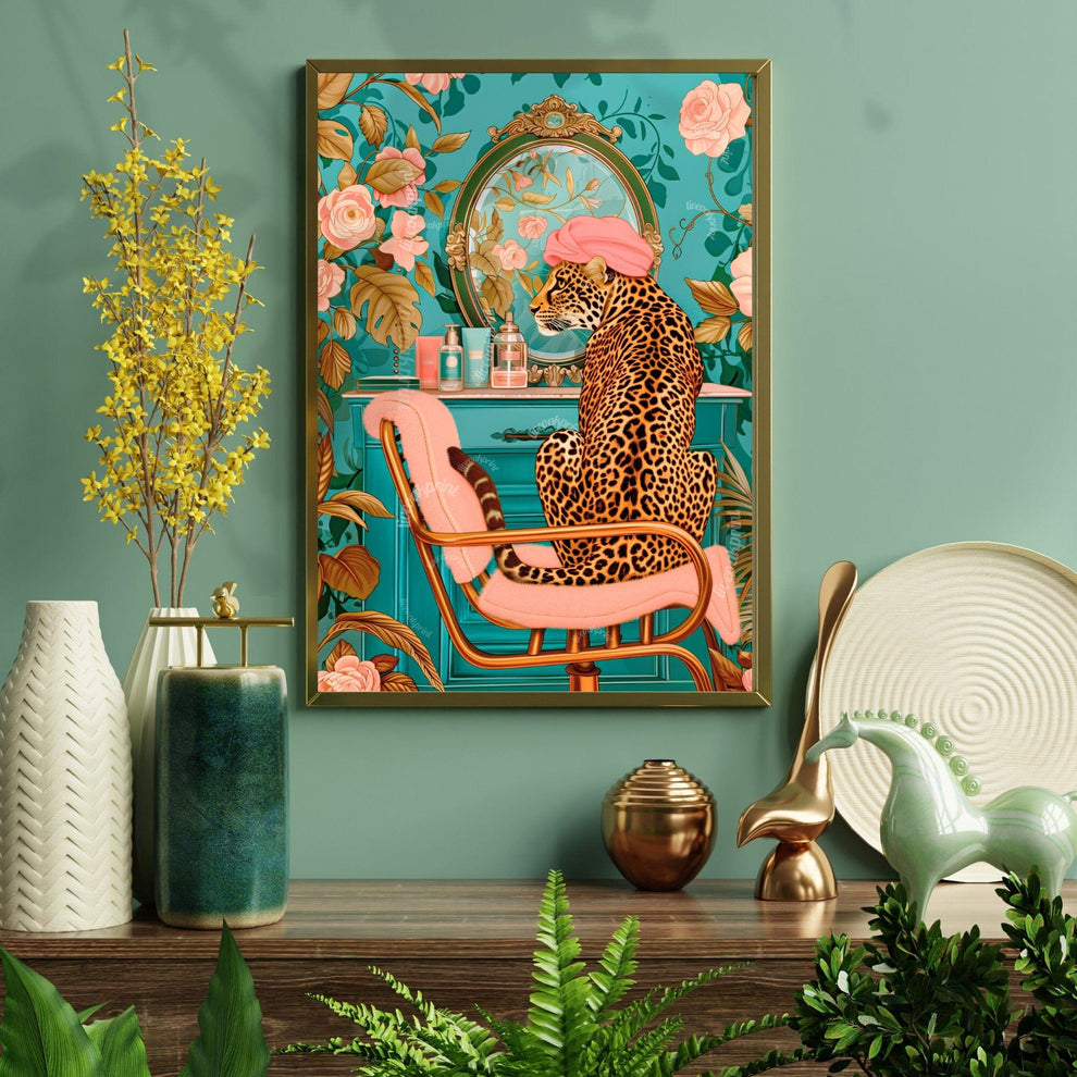 Coquette Leopard Wall Art