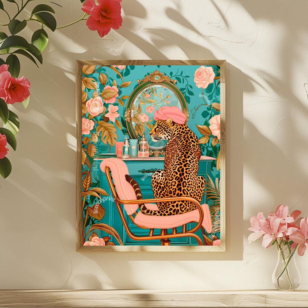 Coquette Leopard Wall Art