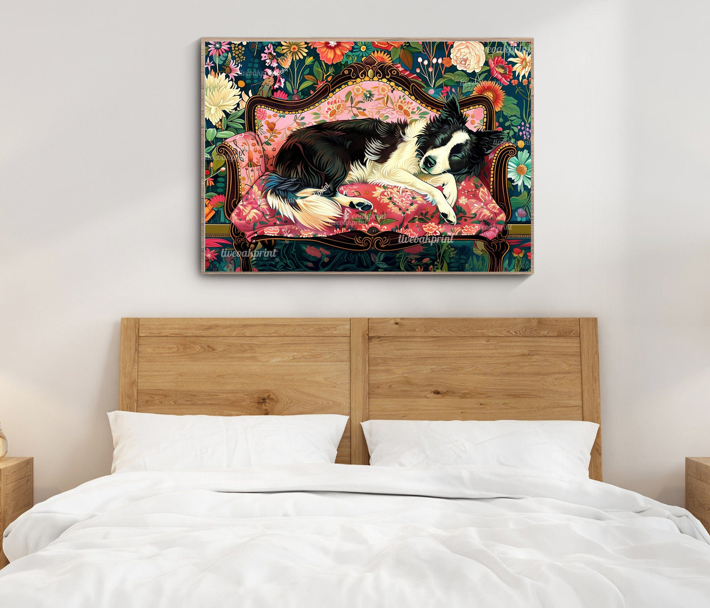 Sleeping Border Collie