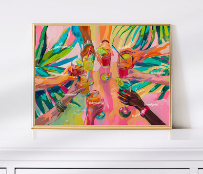 Colorful Cheers Print