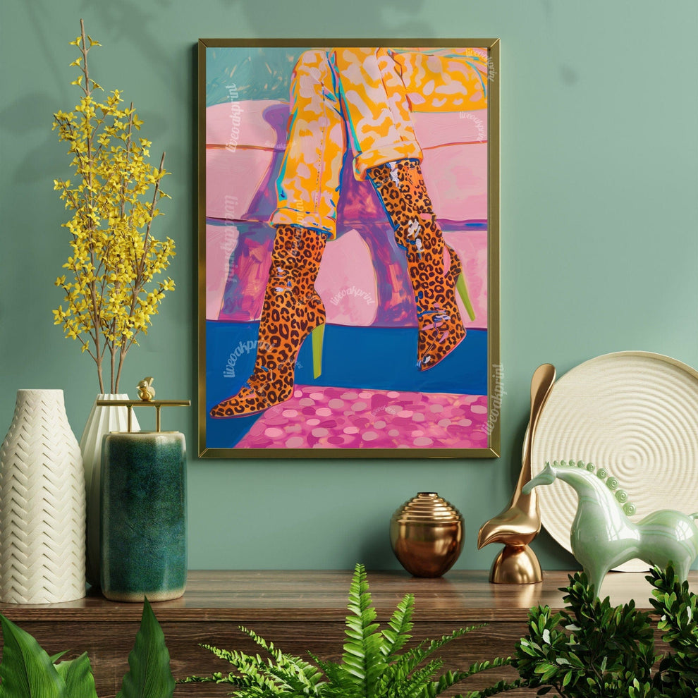 Maximalist High Heels Print
