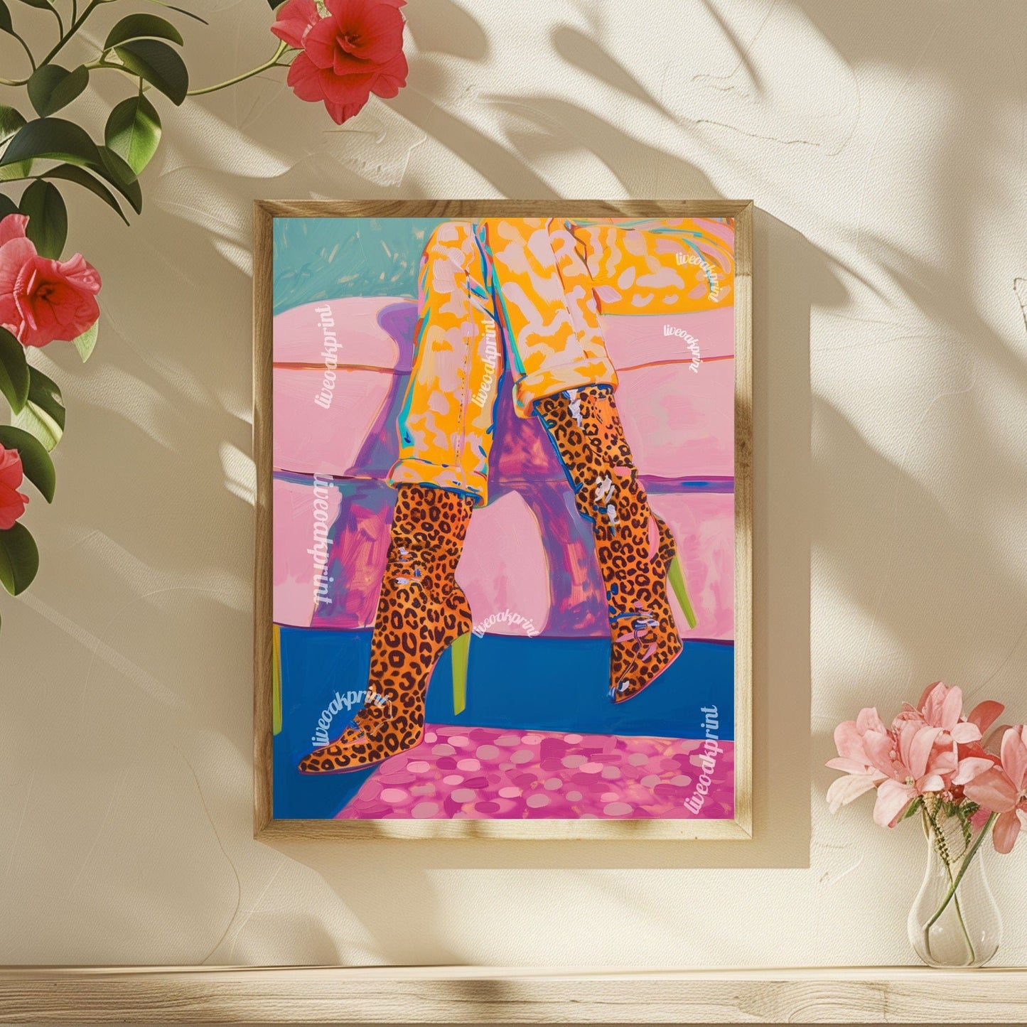 Maximalist High Heels Print