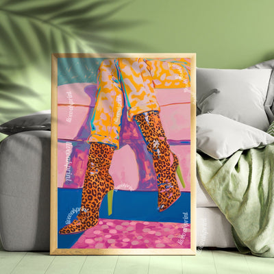 Maximalist High Heels Print