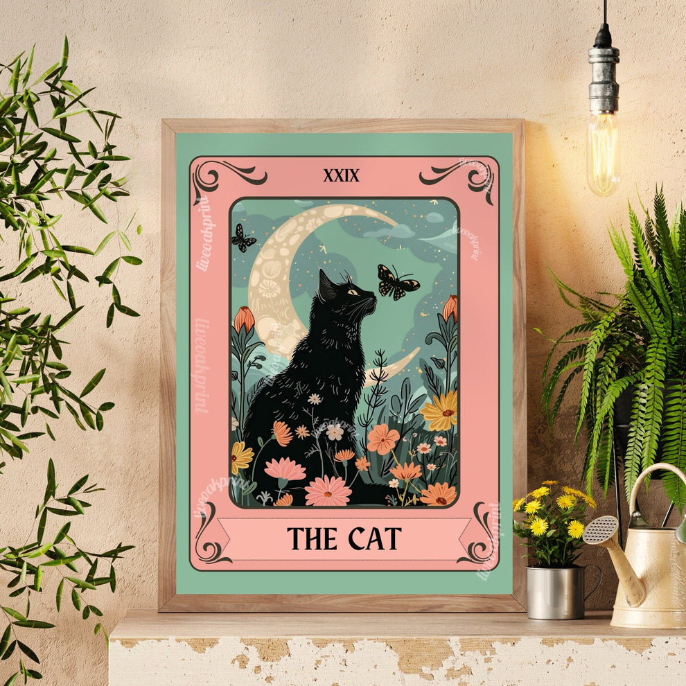The Cat Tarot Print