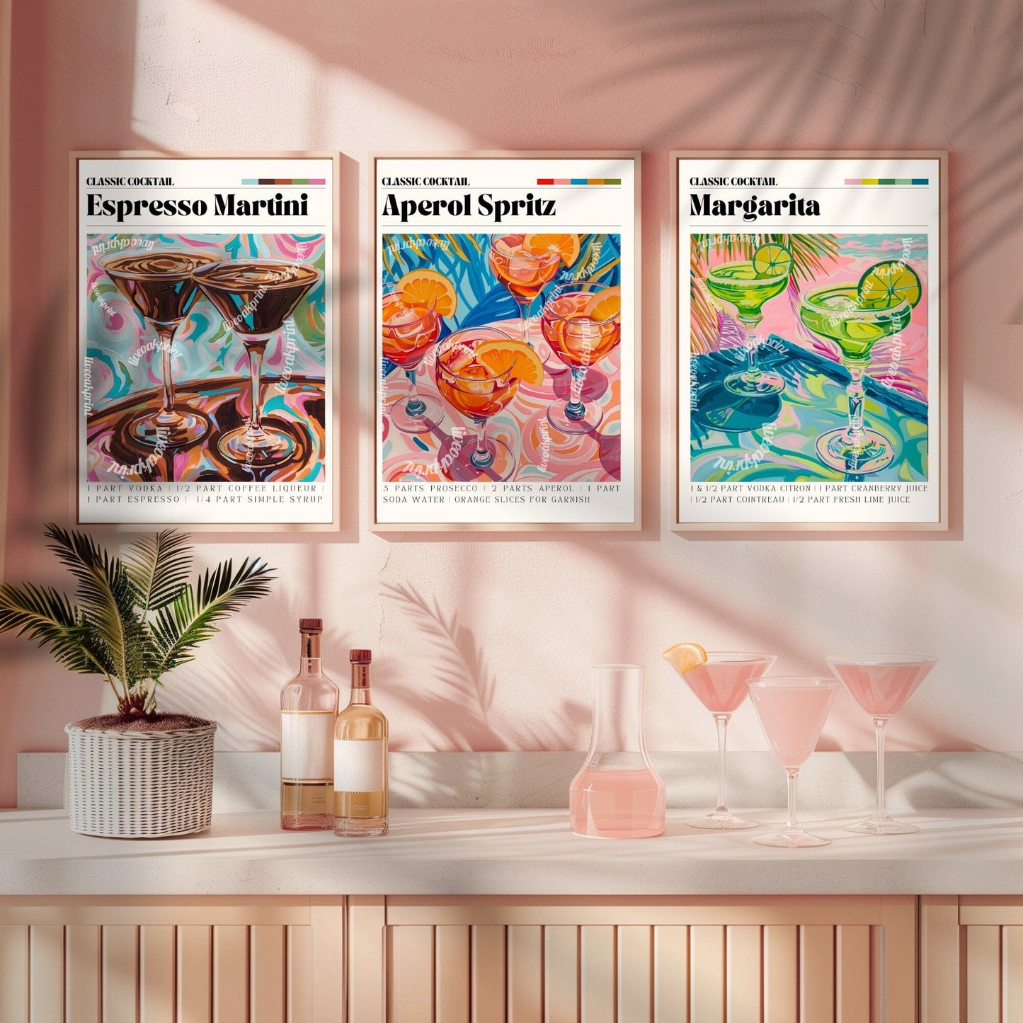 Cosmopolitan Cocktail Print